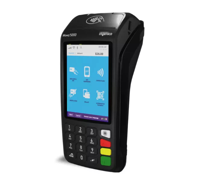 Ingenico Move 5000 with Bluetooth, Wi-Fi, and 4G - Refurbished