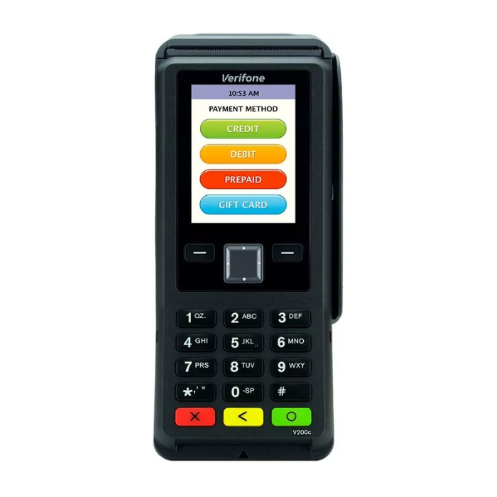 Verifone V200C Plus (CTLS, Standard Keypad, 512/512MB, Ethernet, Bluetooth, Wi-Fi)