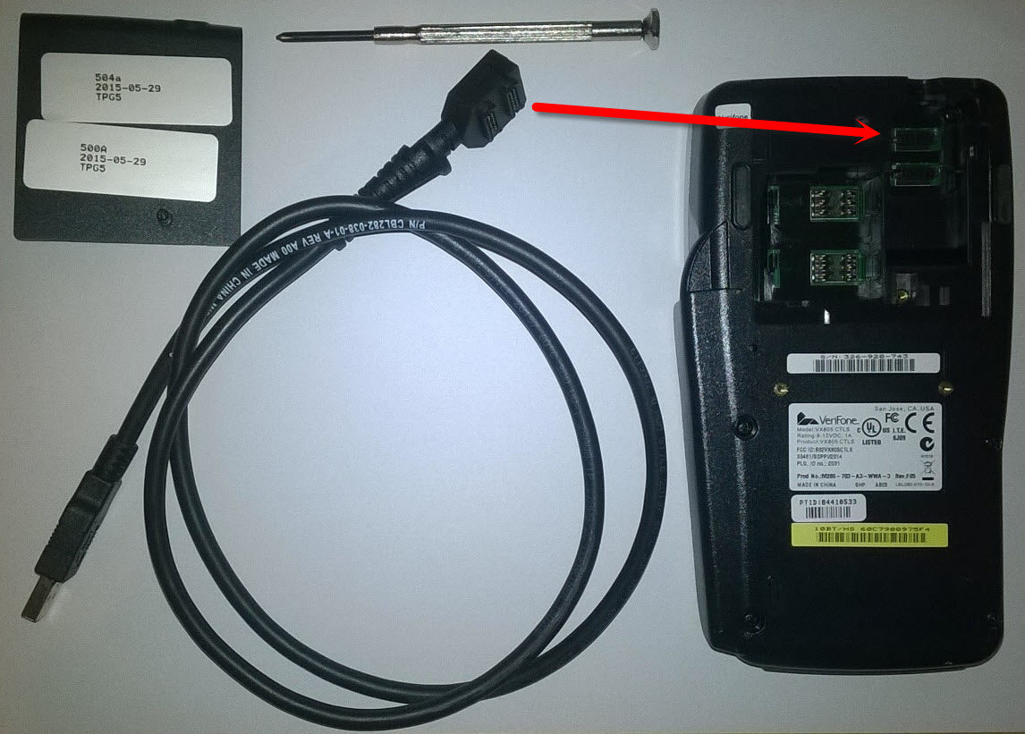 Verifone VX805 Magnetic Head Assembly