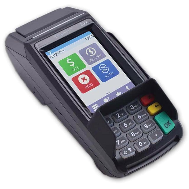 Dejavoo Z11 EMV CTLS Ethernet and Wifi Credit Card Terminal (No Dial)