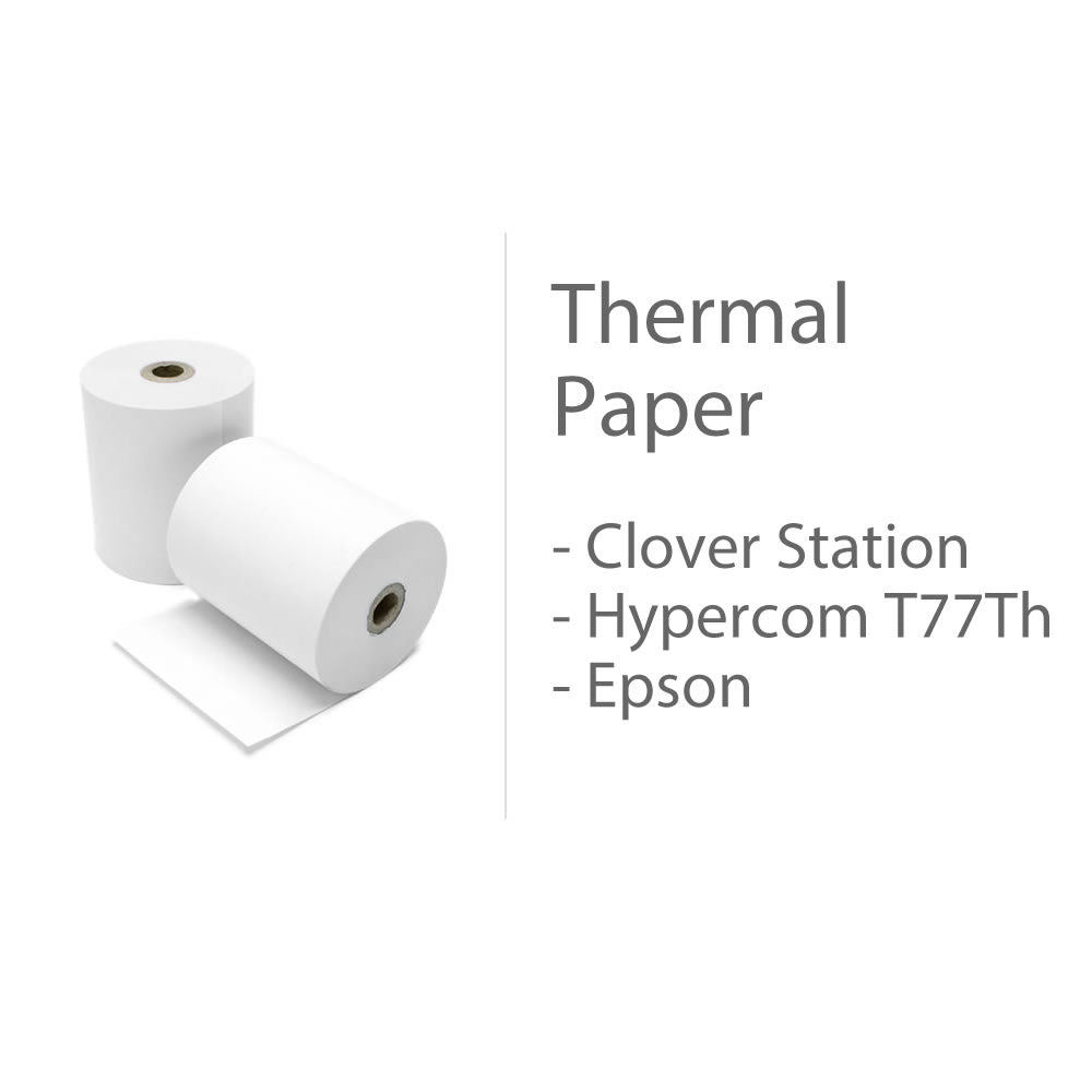 6 Rolls Thermal Paper 3 1/8"W X 230'L