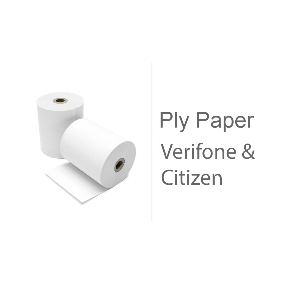 50 Rolls 1-Ply Paper 3"W X 150'L