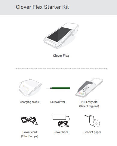 Clover Flex 3rd/4th Gen Starter Kit