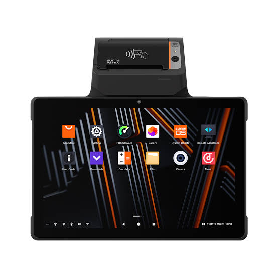 SUNMI V3 MIX – 10" Android POS with Printer | 4GB+32GB, 4G, NFC, Fingerprint