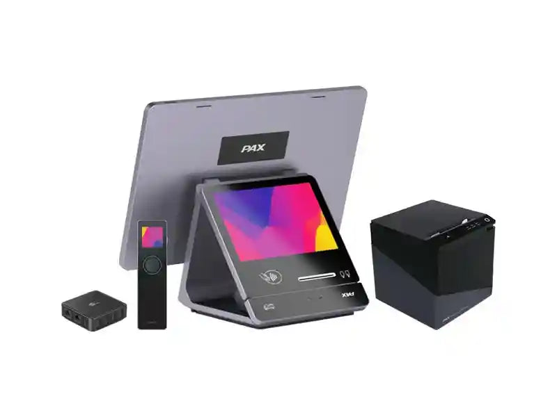PAX ELYS Full POS Bundle — L1400 Workstation + A3700 Tablet + T3180 Printer + Cash Drawer