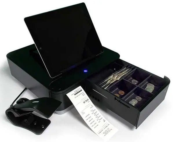 Star Micronics mPOP, Black, Integrated 2" Printer & Cash Drawer