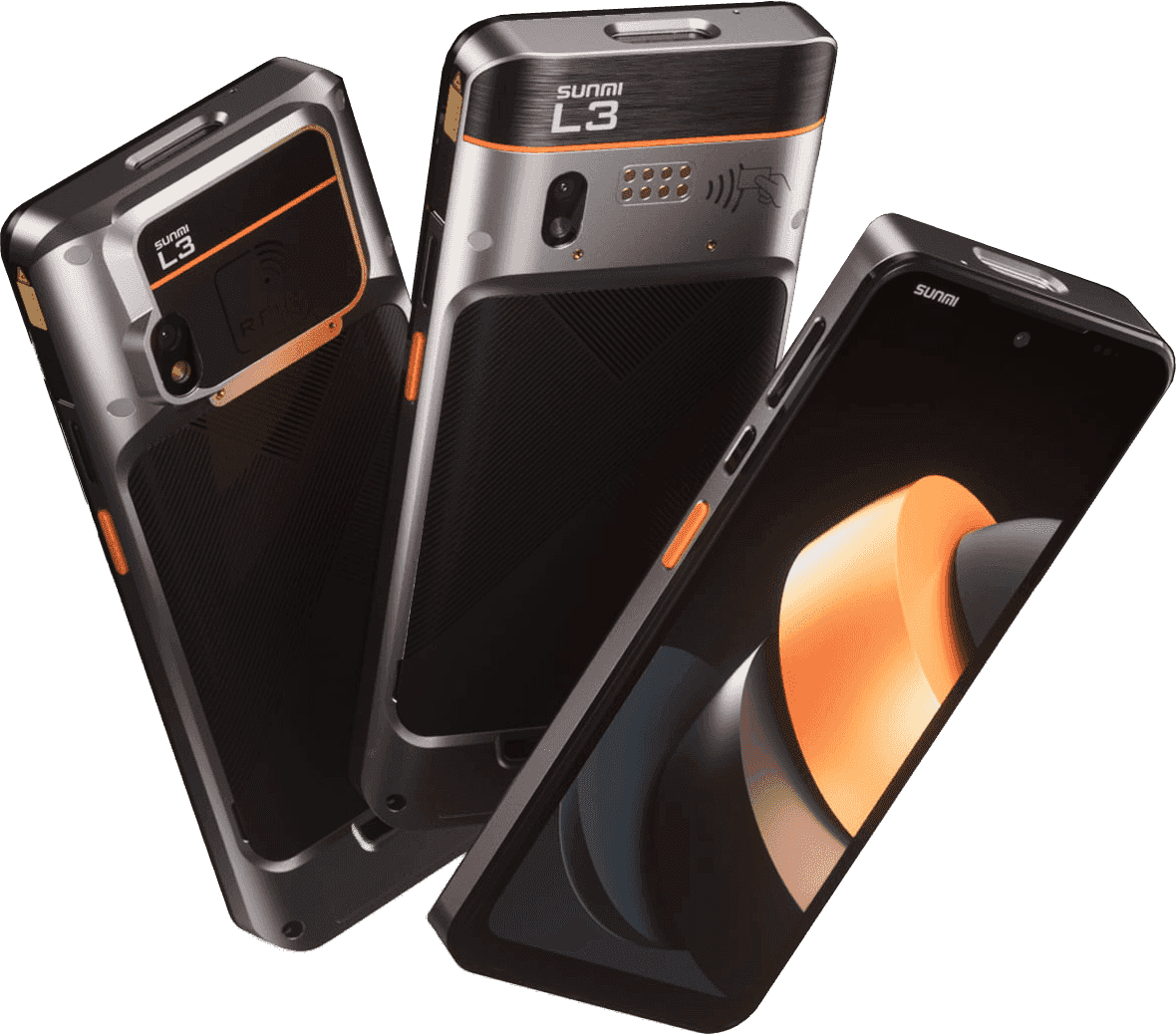 SUNMI L3 – Rugged Android POS with Scanner (6GB+128GB, 4G, NFC, Fingerprint)