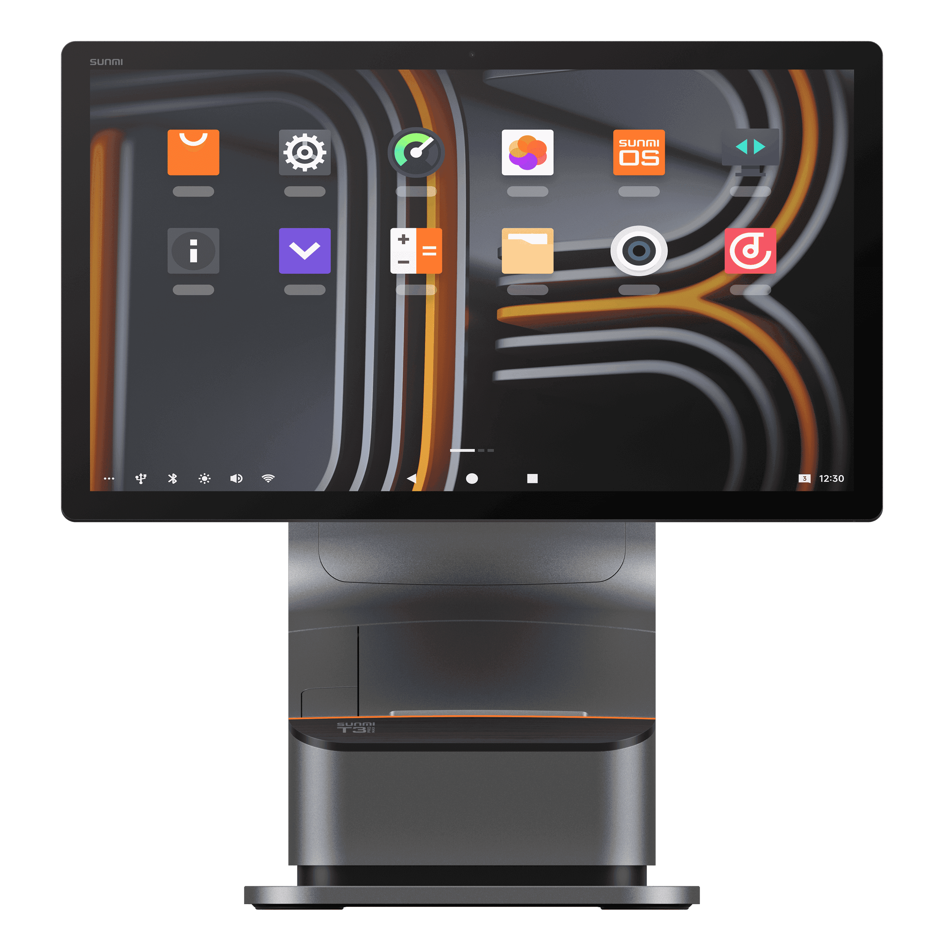 SUNMI T3 PRO MAX SUPER - Smart Desktop Terminal | 15.6" FHD, 80 MM Printer, Dual OS, NFC, WiFi (8GB + 256GB)